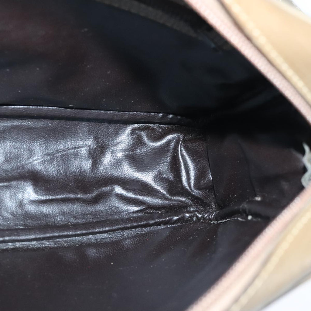 FENDI Zucchino Canvas Shoulder Bag Canvas Brown ti2303