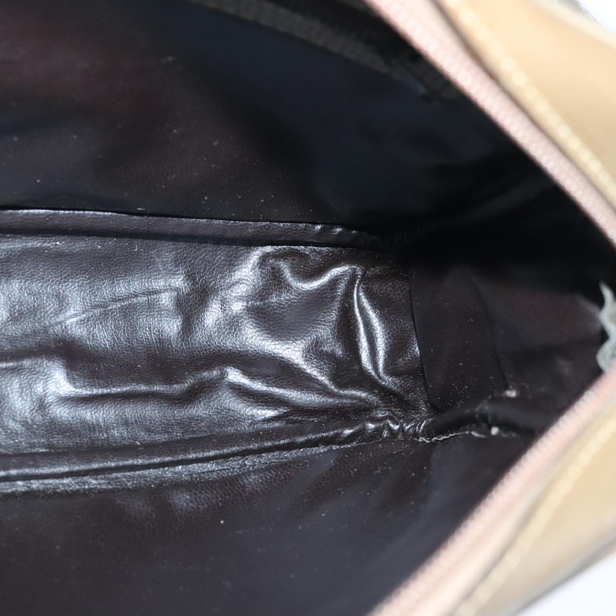 FENDI Zucchino Canvas Shoulder Bag Canvas Brown ti2303