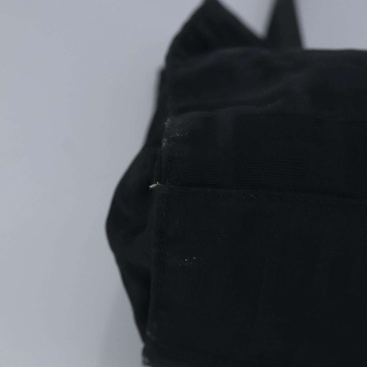 FENDI Zucca Canvas Hand Bag Nylon Black ti2314