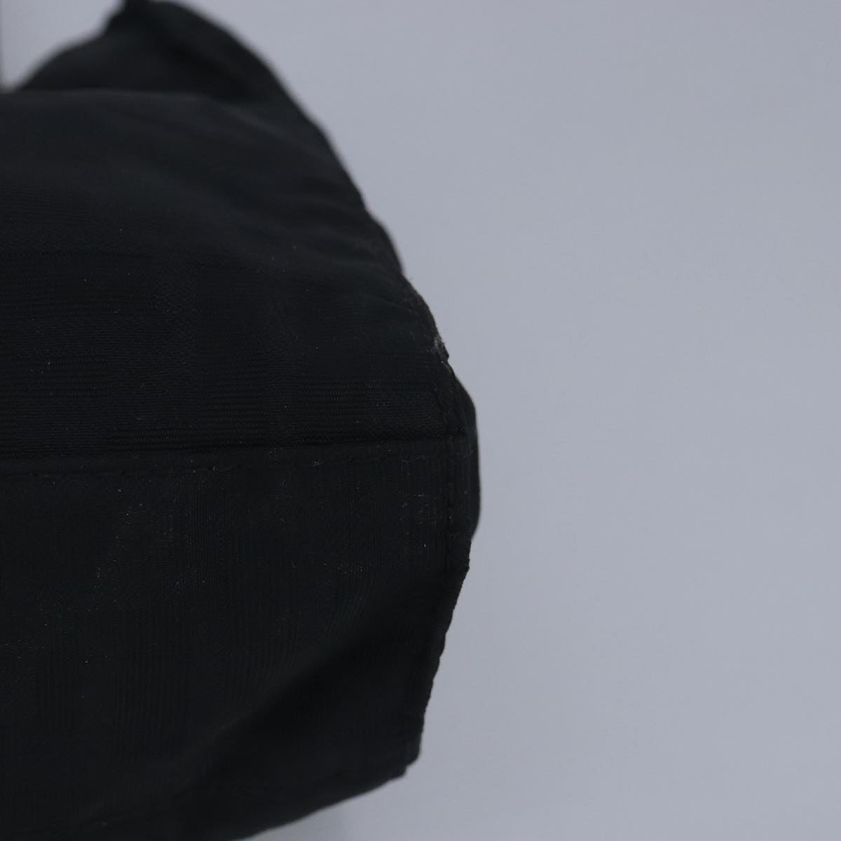 FENDI Zucca Canvas Hand Bag Nylon Black ti2314