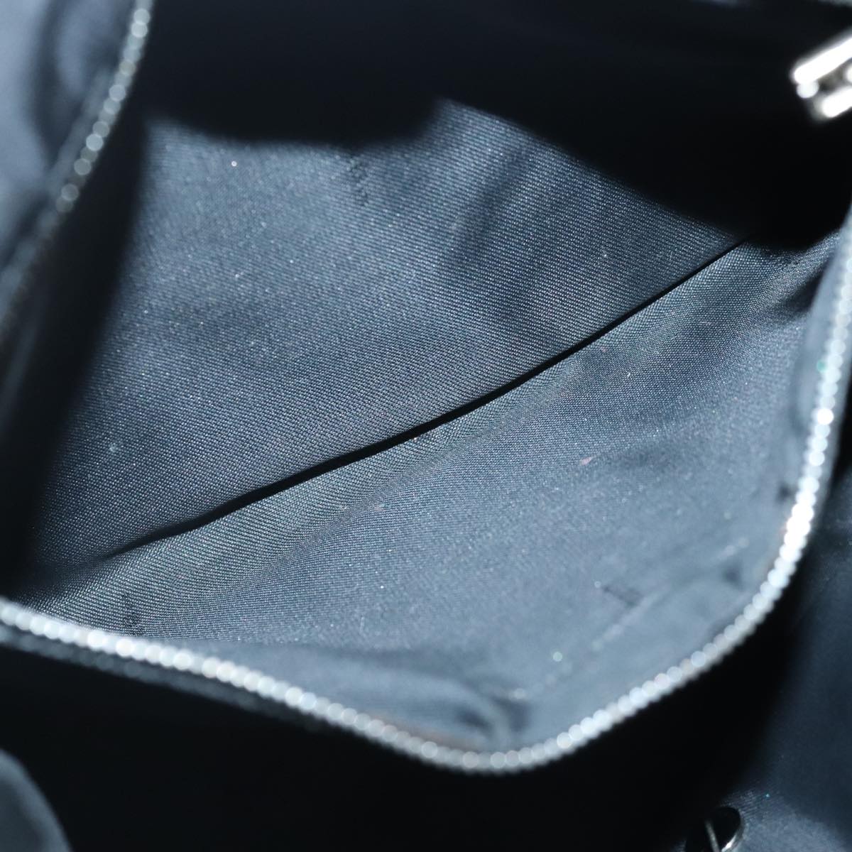 FENDI Zucca Canvas Hand Bag Nylon Black ti2314