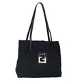 FENDI Zucca Canvas Hand Bag Nylon Black ti2314
