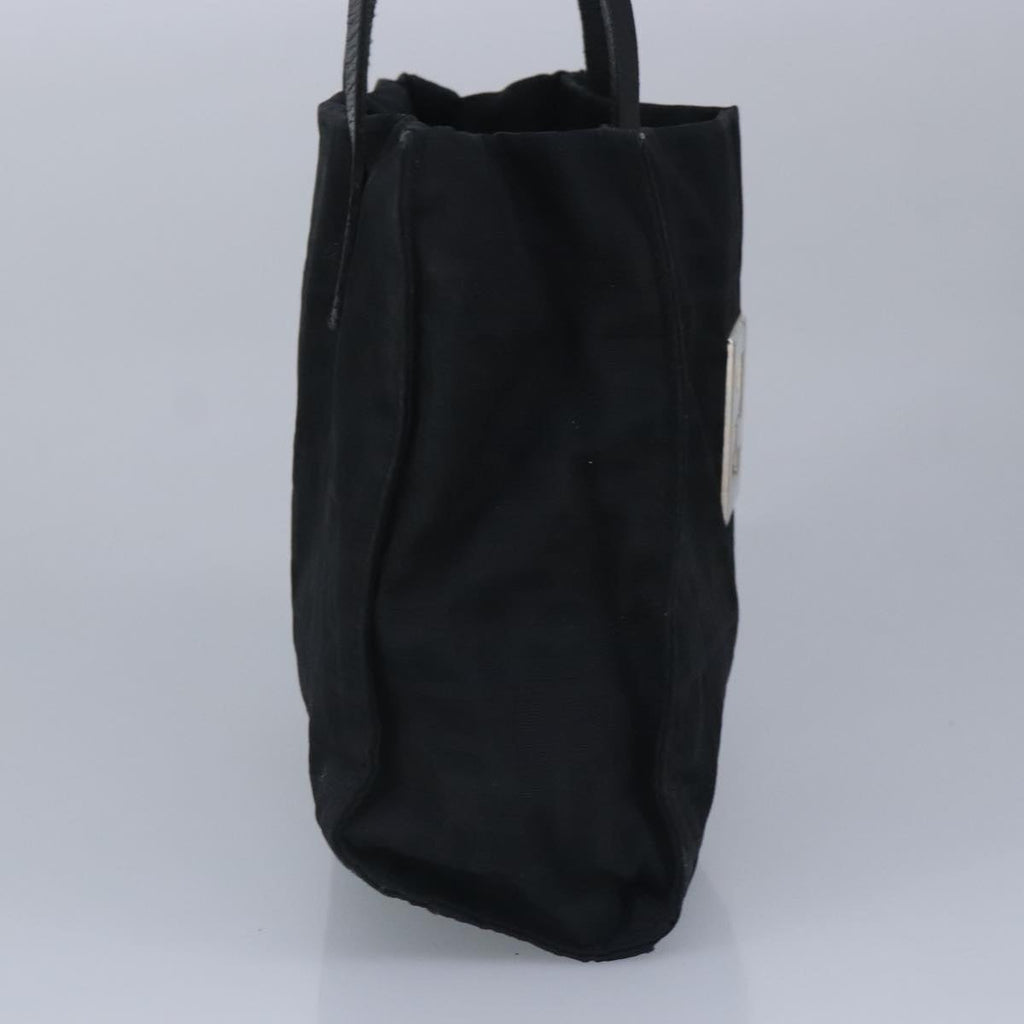 FENDI Zucca Canvas Hand Bag Nylon Black ti2314
