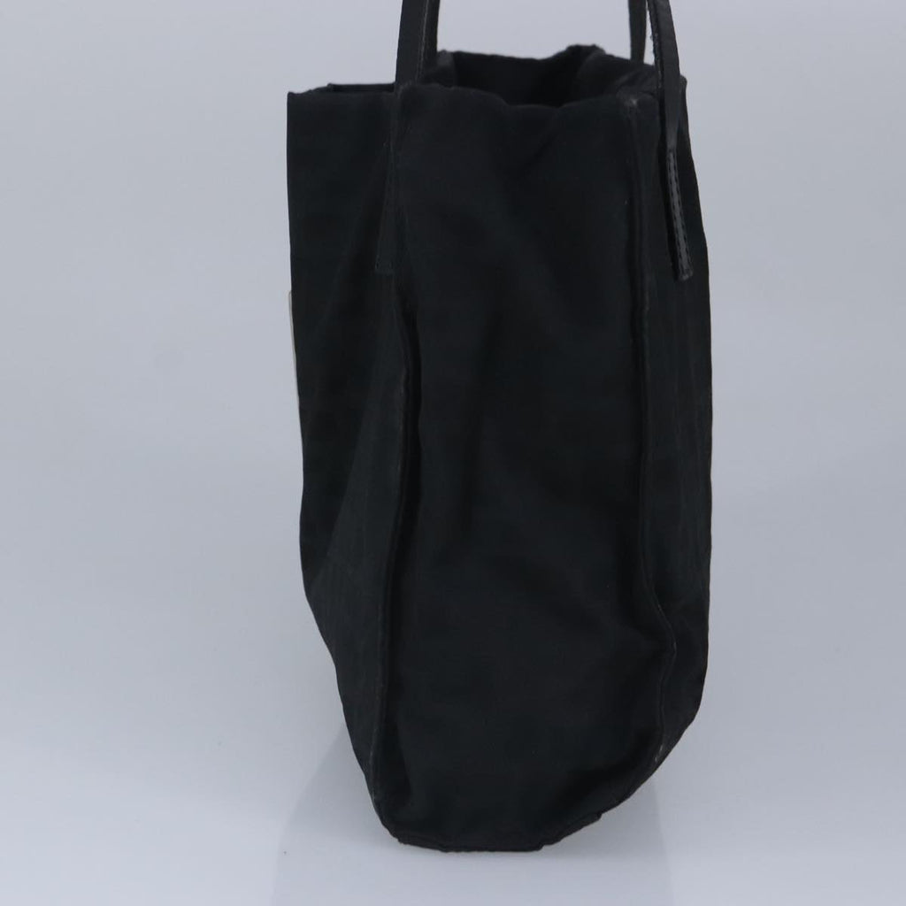FENDI Zucca Canvas Hand Bag Nylon Black ti2314