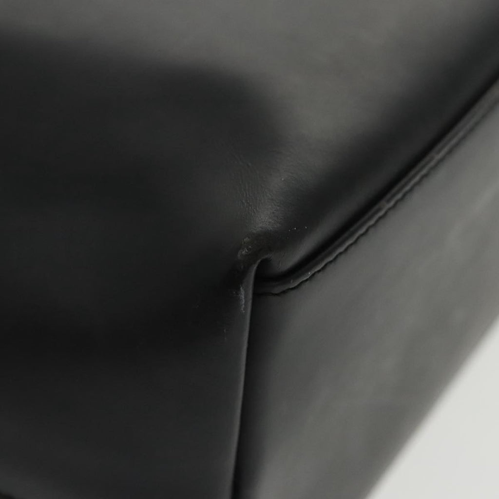 GUCCI Shoulder Bag Leather Black Silver 001 3298 ti2316