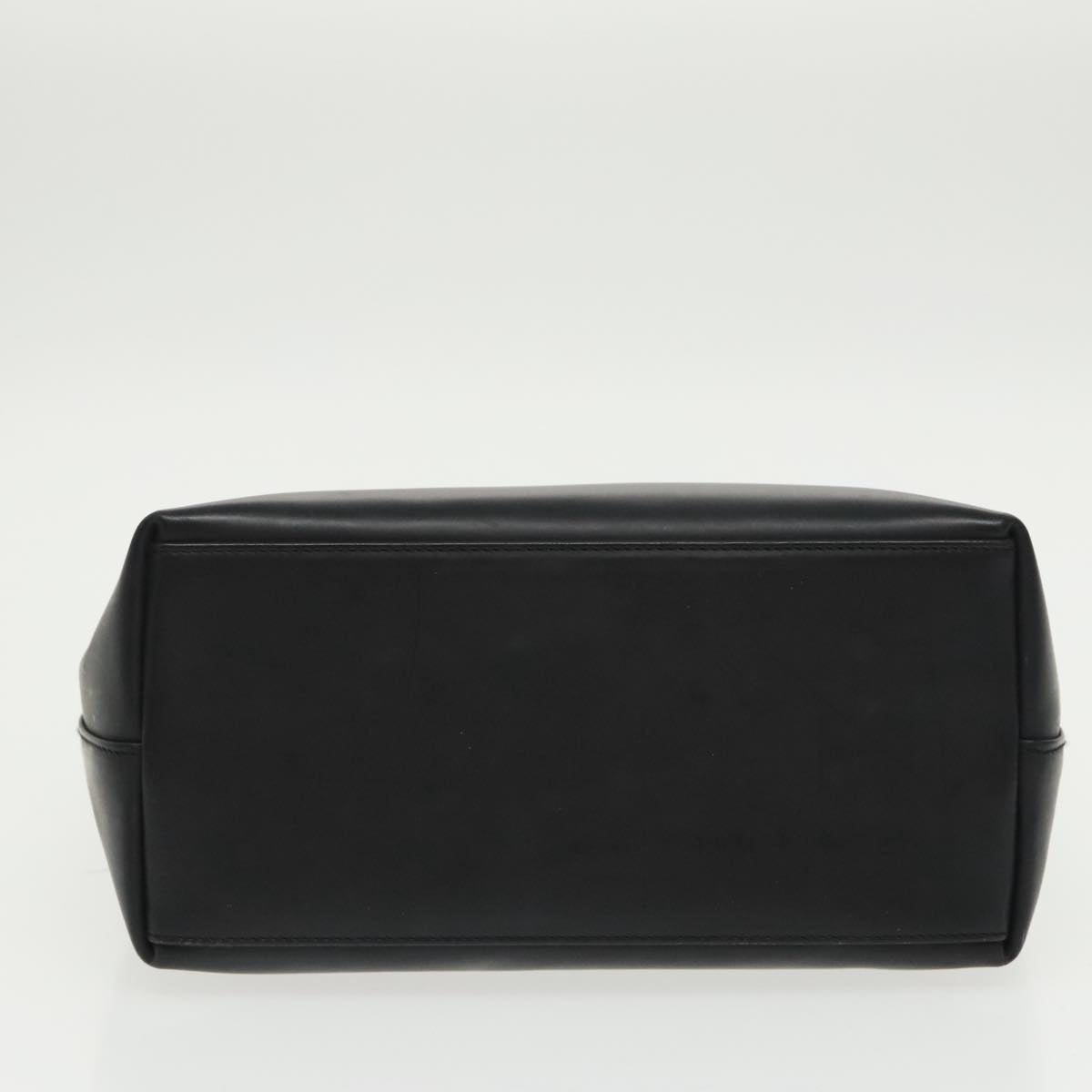 GUCCI Shoulder Bag Leather Black Silver 001 3298 ti2316