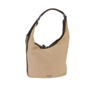 GUCCI Shoulder Bag Canvas Beige Brown Silver 001 4288 ti2331
