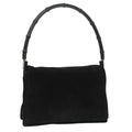 GUCCI Bamboo Shoulder Bag Suede Black 001 3239 ti2332