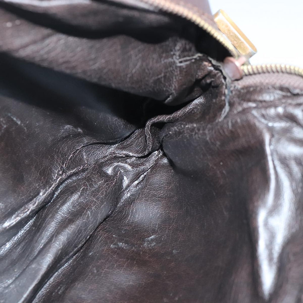 FENDI Zucca Canvas Shoulder Bag Canvas Brown ti2335