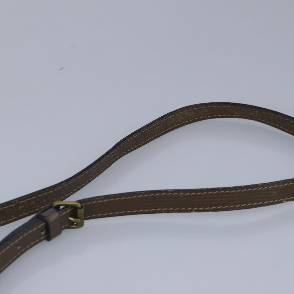 FENDI Zucchino Canvas Shoulder Bag Coated Canvas Brown ti2336