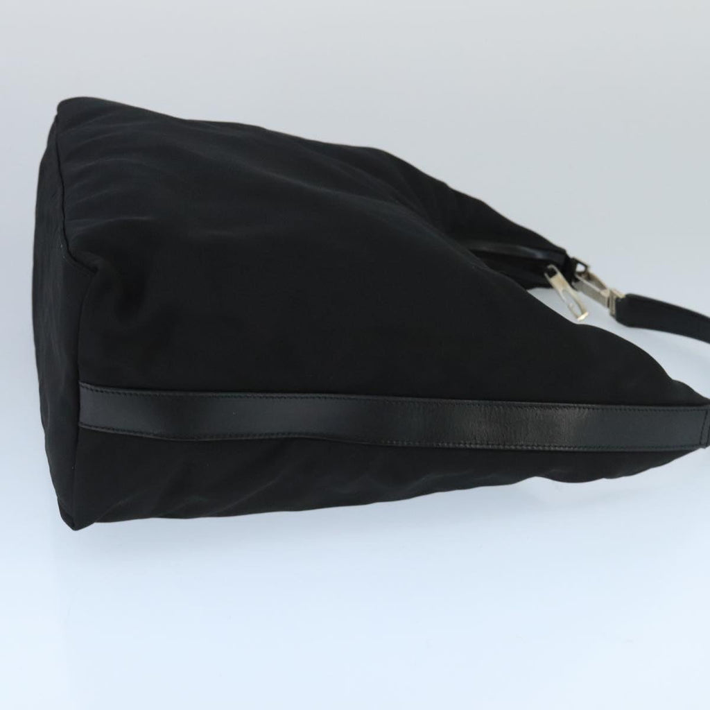 GUCCI Shoulder Bag Nylon Black Silver 001 1955 ti2338