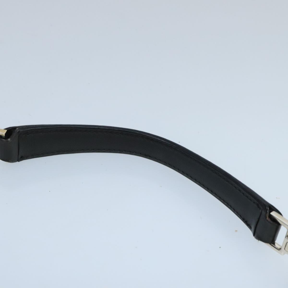 GUCCI Shoulder Bag Nylon Black Silver 001 1955 ti2338