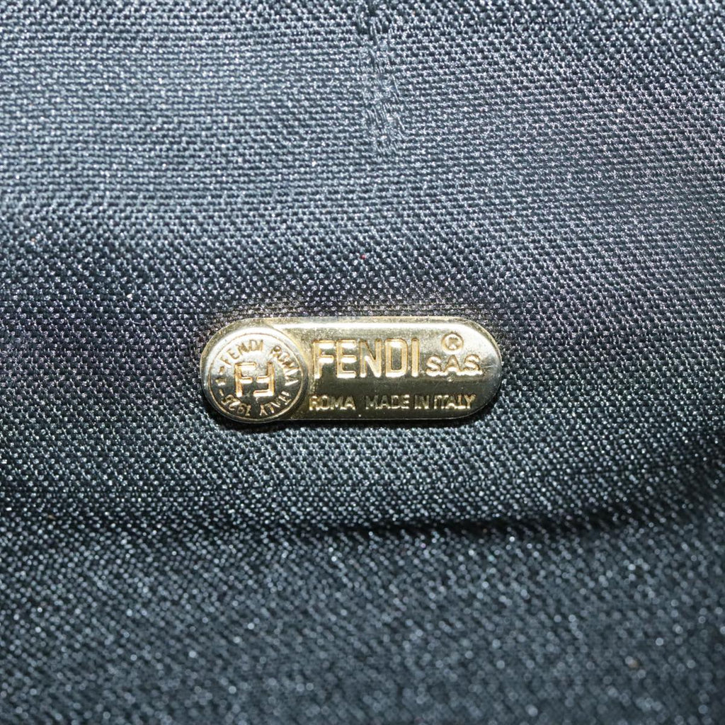FENDI Pecan Canvas Shoulder Bag Coated Canvas Brown ti2352