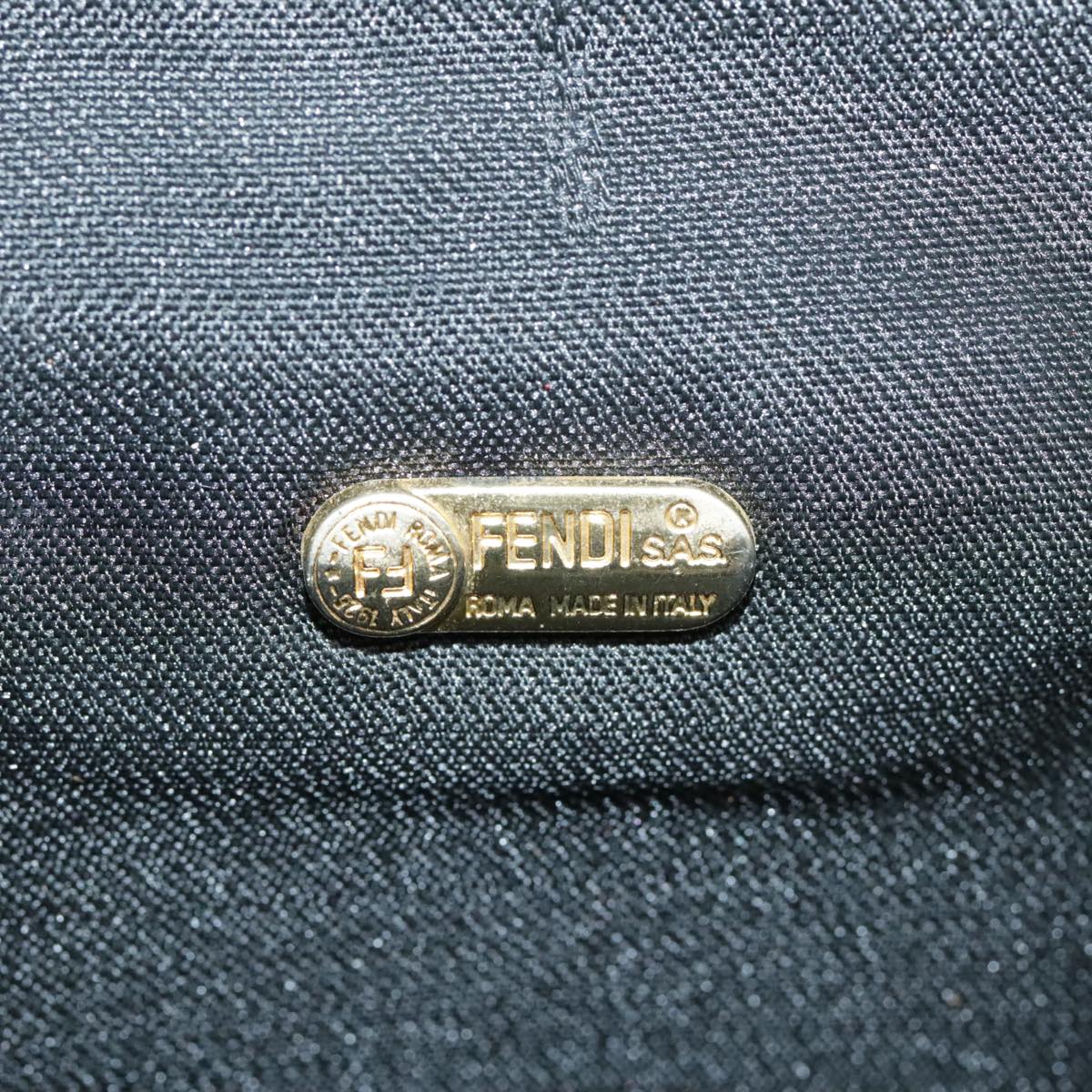 FENDI Pecan Canvas Shoulder Bag Coated Canvas Brown ti2352