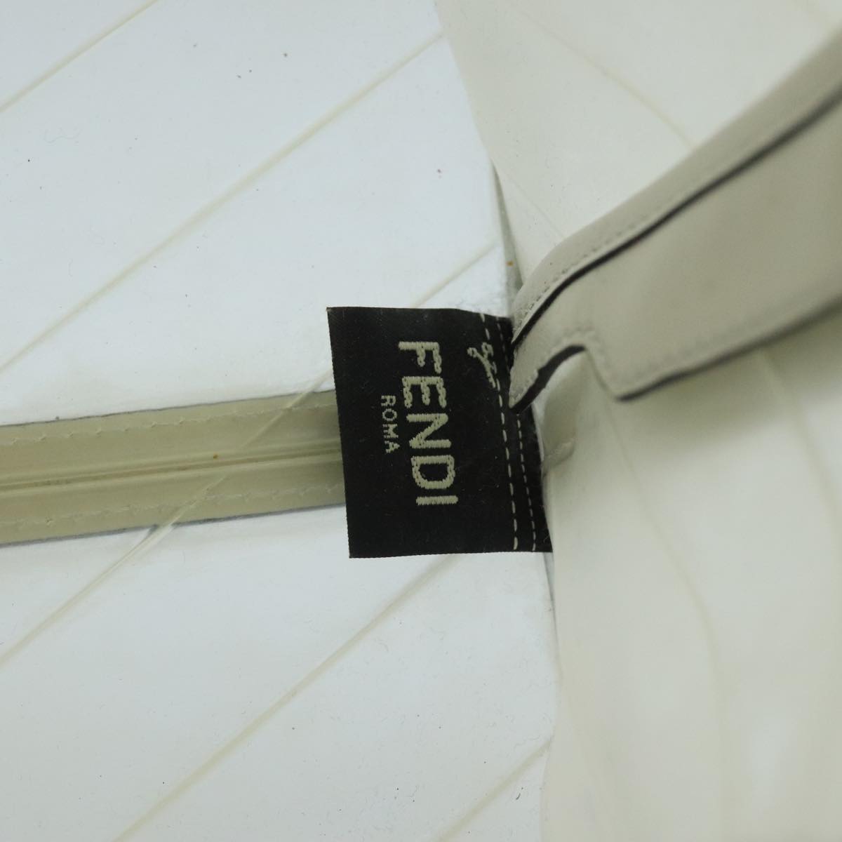 FENDI Bag Cover Vinyl Clear White ti2354