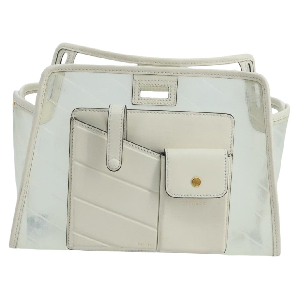 FENDI Bag Cover Vinyl Clear White ti2354