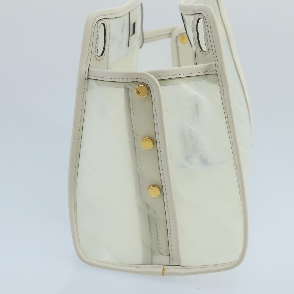 FENDI Bag Cover Vinyl Clear White ti2354