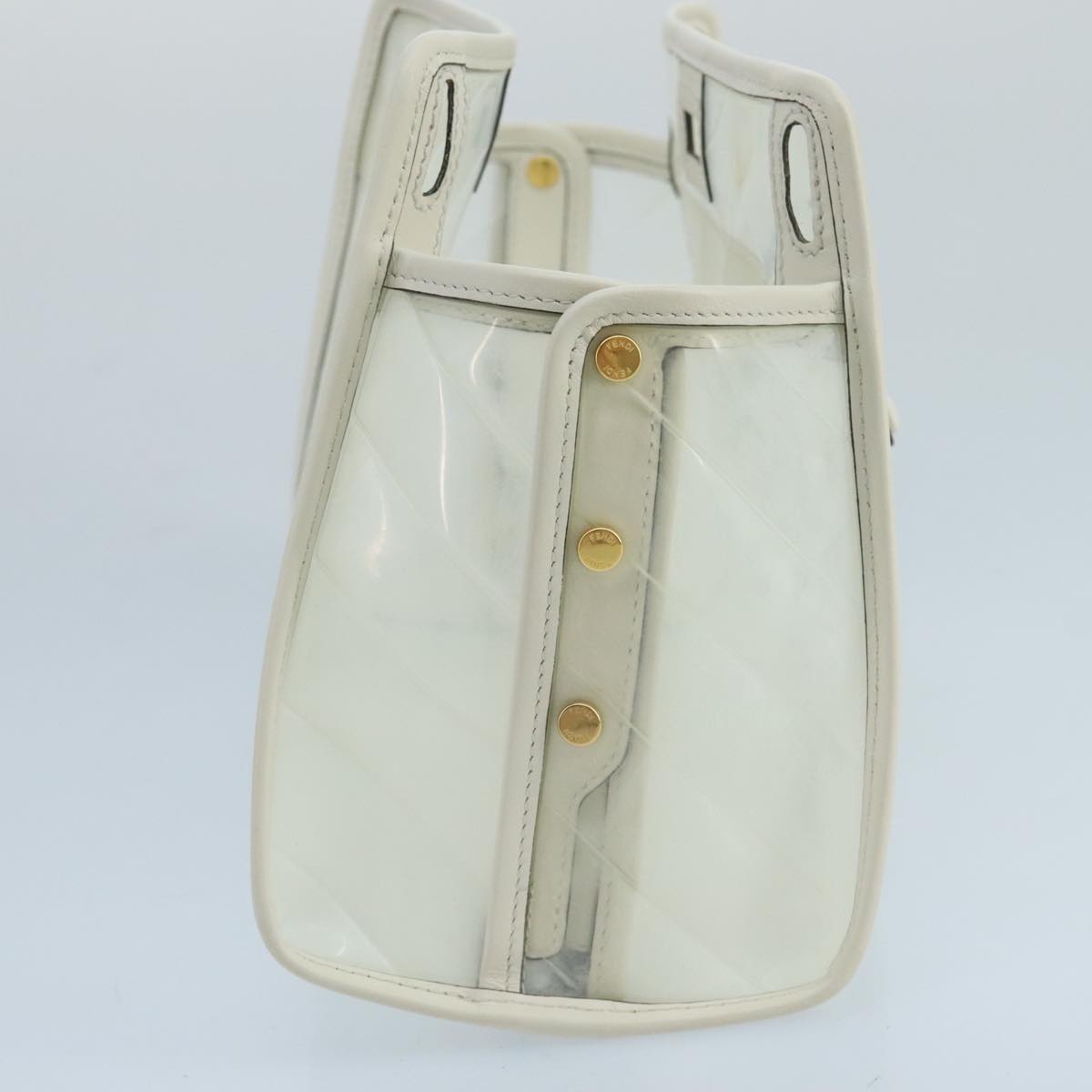 FENDI Bag Cover Vinyl Clear White ti2354