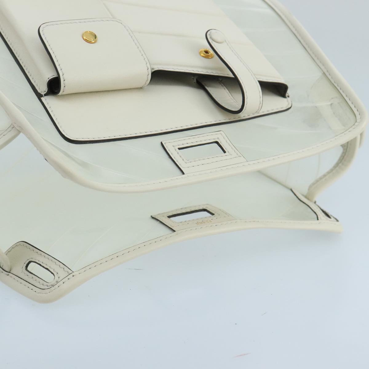 FENDI Bag Cover Vinyl Clear White ti2354