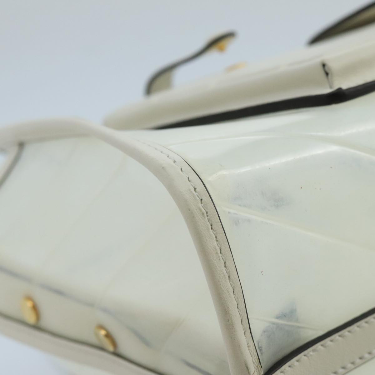 FENDI Bag Cover Vinyl Clear White ti2354