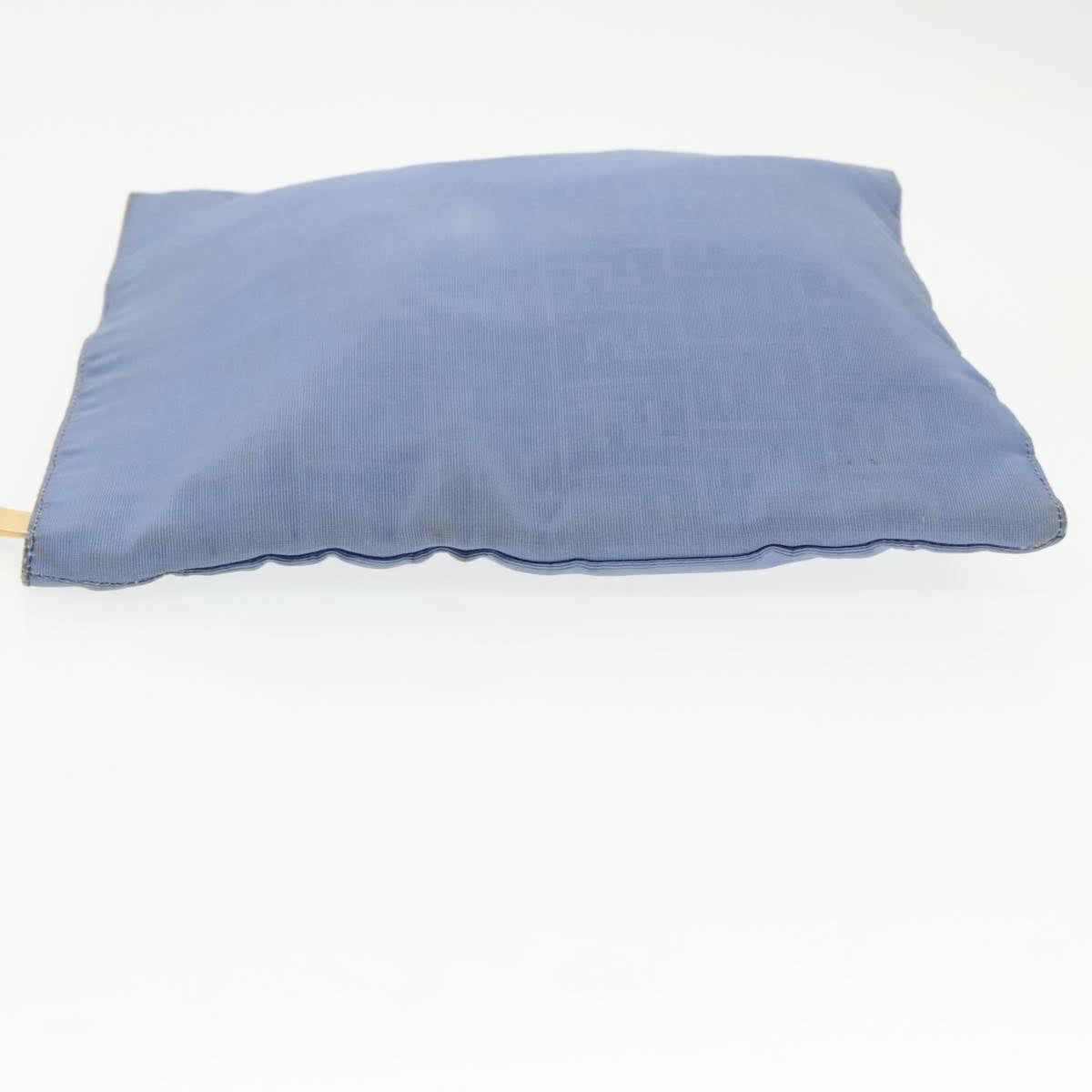 FENDI Zucca Canvas Clutch Bag Blue Gold ti2369