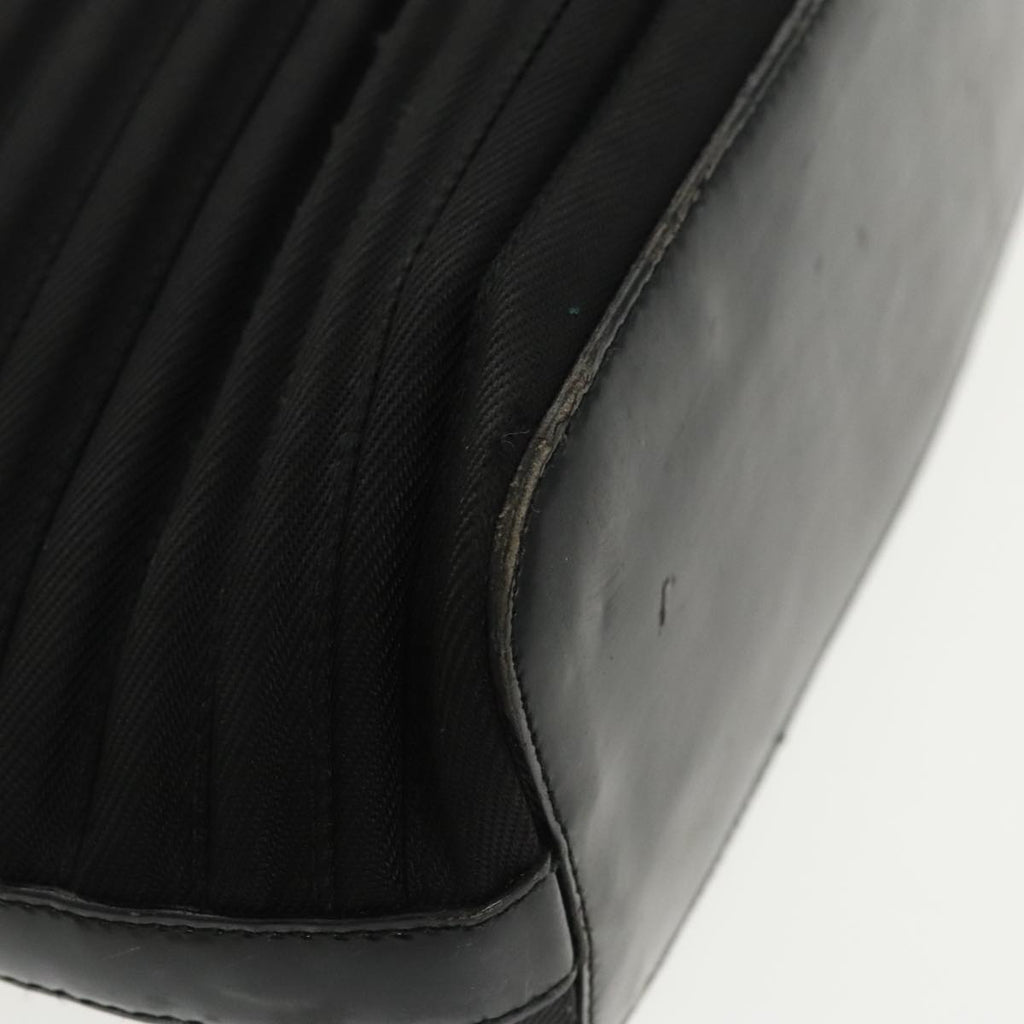 GUCCI Bamboo Hand Bag Nylon Black Silver 000 1705 0588 ti2378