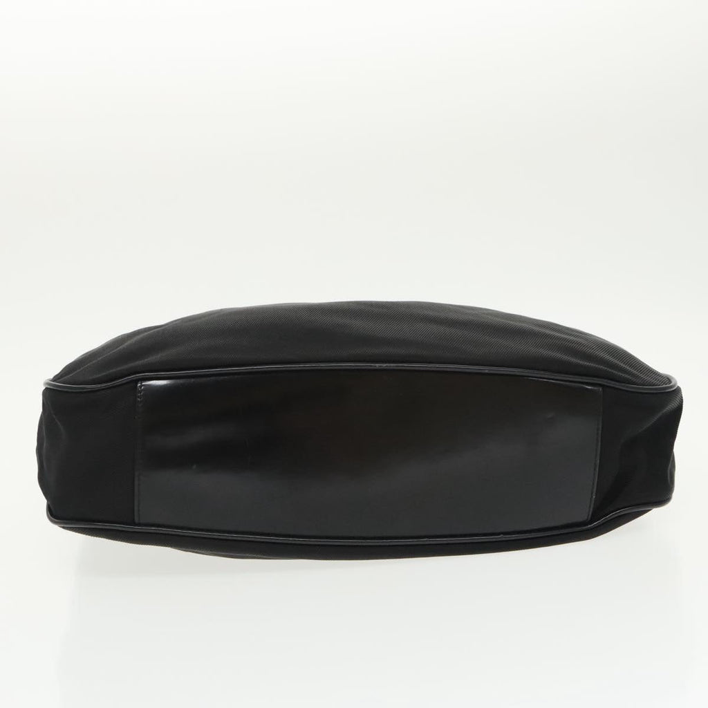 GUCCI Bamboo Hand Bag Nylon 2way Black Silver 001 2058 1577 5 ti2381