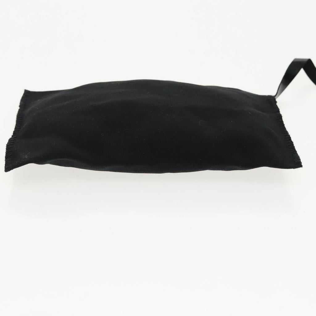 FENDI Hand Bag Nylon Black Silver ti2387