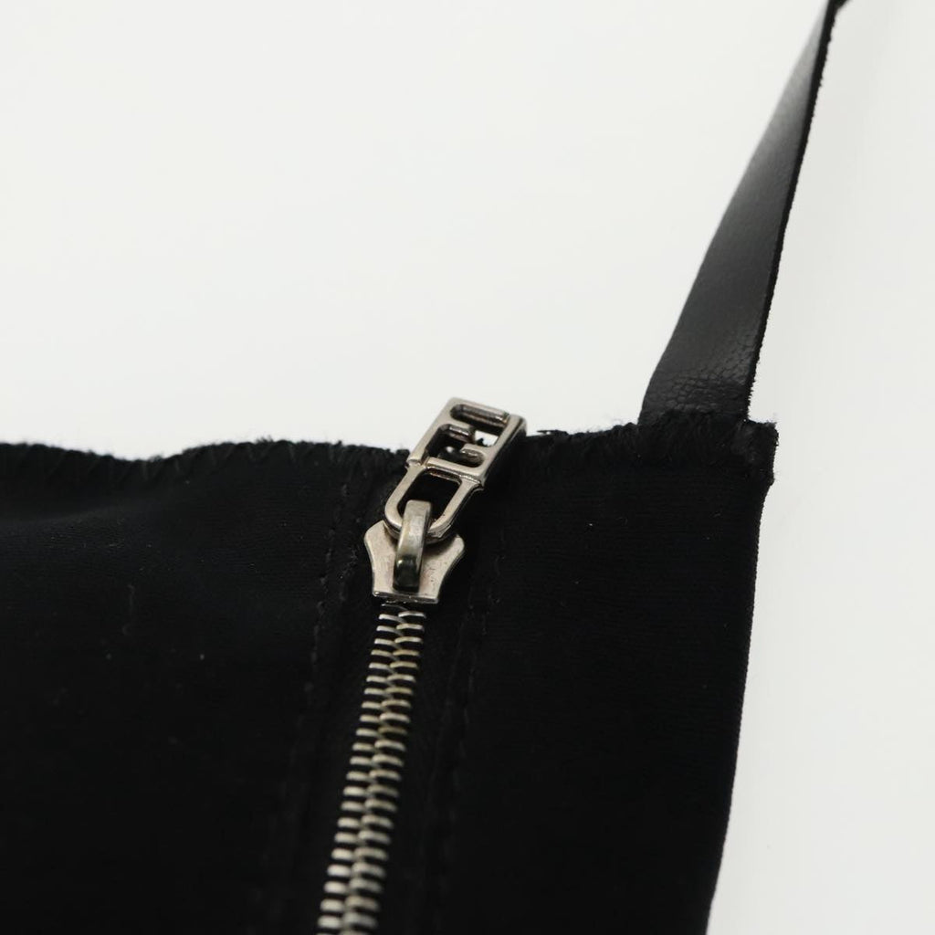 FENDI Hand Bag Nylon Black Silver ti2387