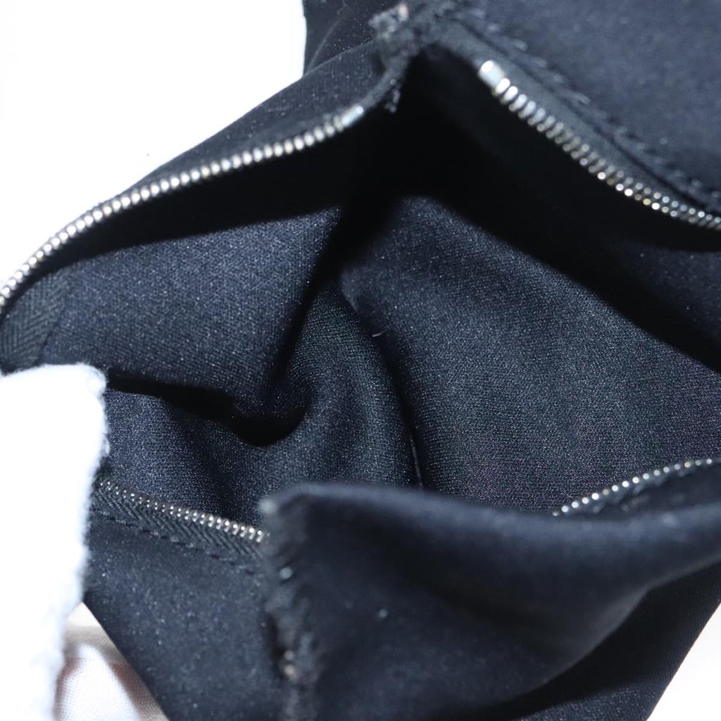 FENDI Hand Bag Nylon Black Silver ti2387