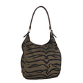 FENDI Hand Bag Canvas Brown ti2388