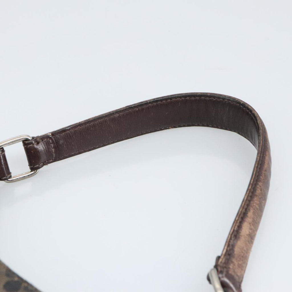 FENDI Hand Bag Canvas Brown ti2388