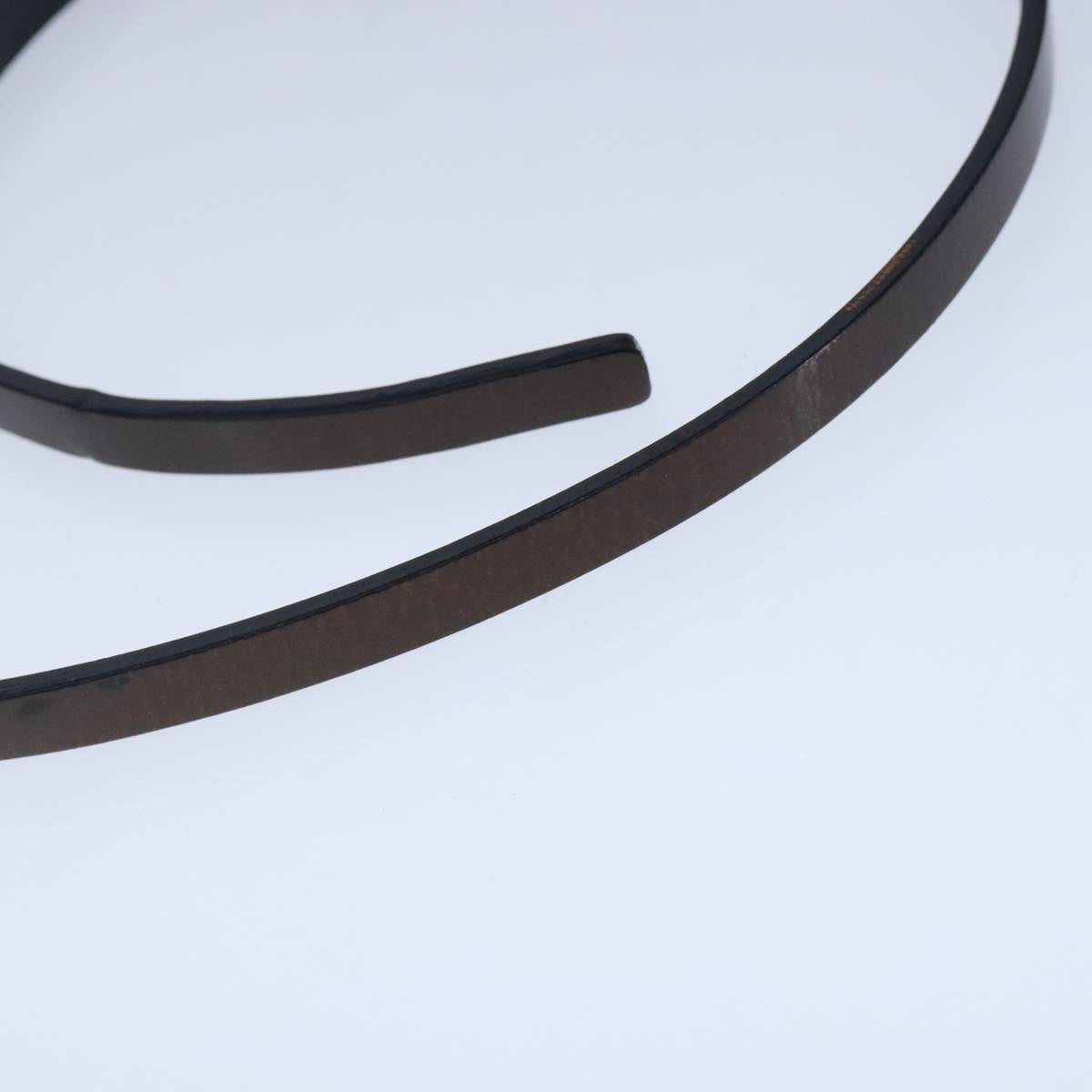 GUCCI Belt Leather 26.2""-28.1"" Brown ti2390