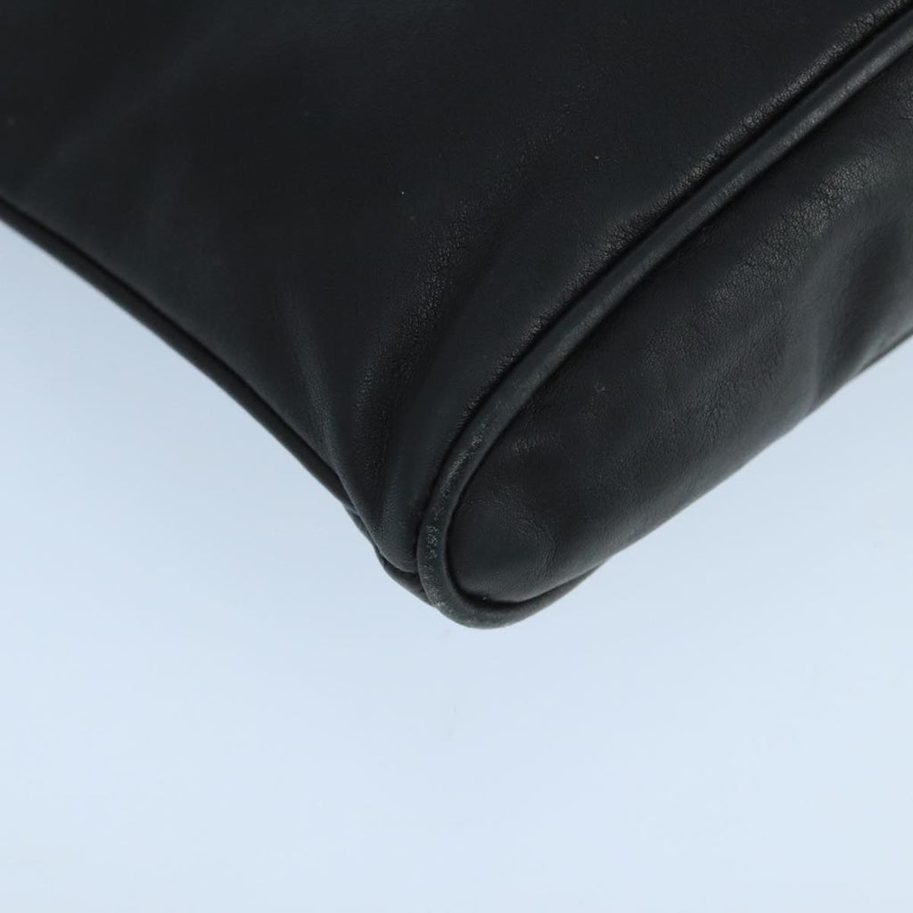 FENDI Shoulder Bag Leather Black ti2515