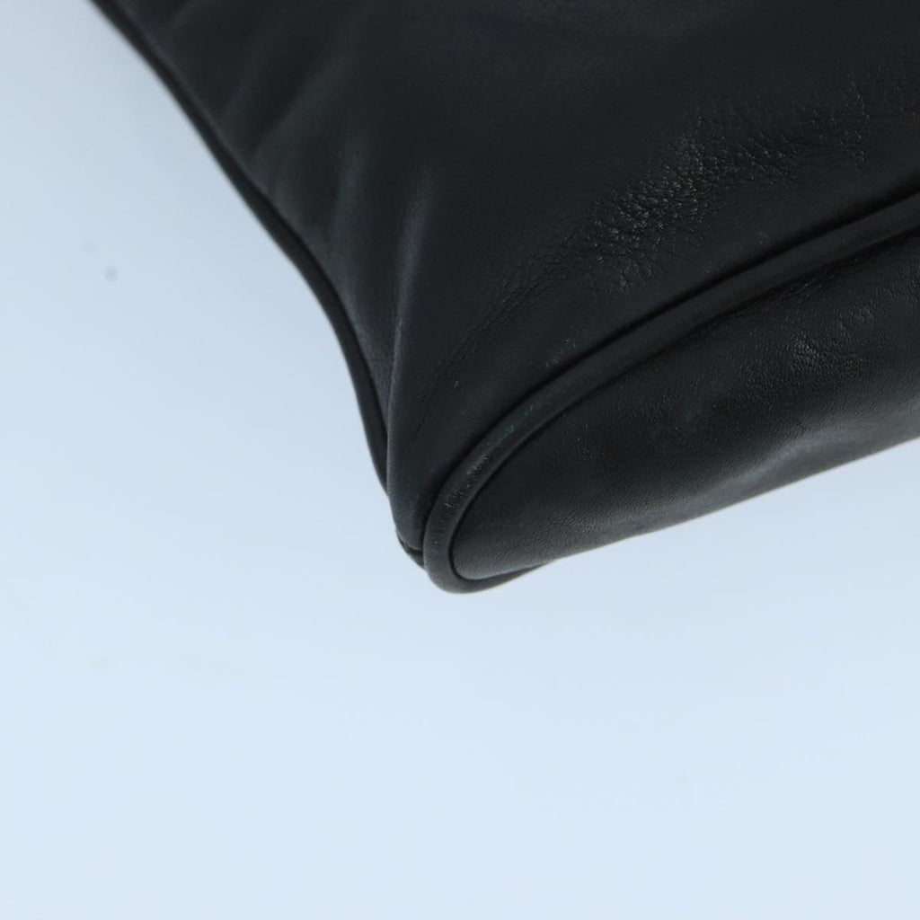 FENDI Shoulder Bag Leather Black ti2515