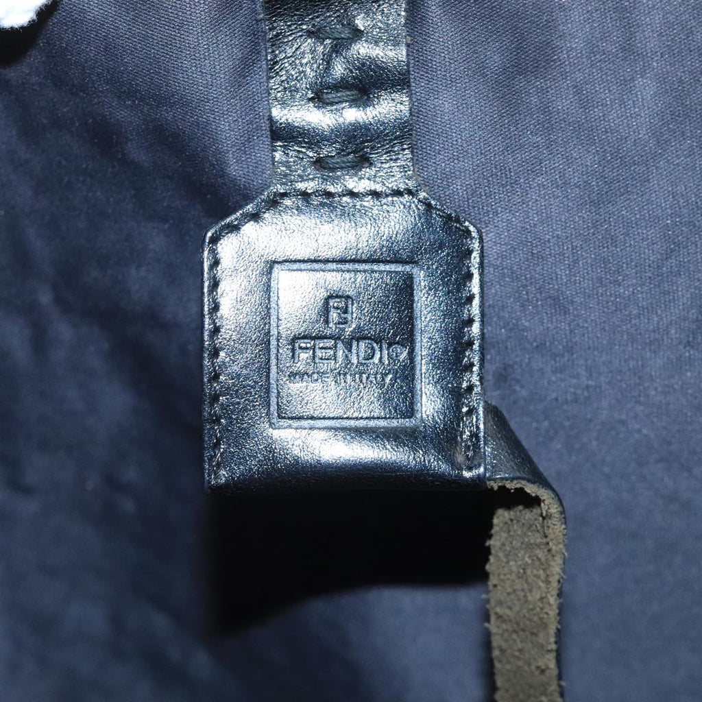 FENDI Zucca Canvas Shoulder Bag Black ti2516