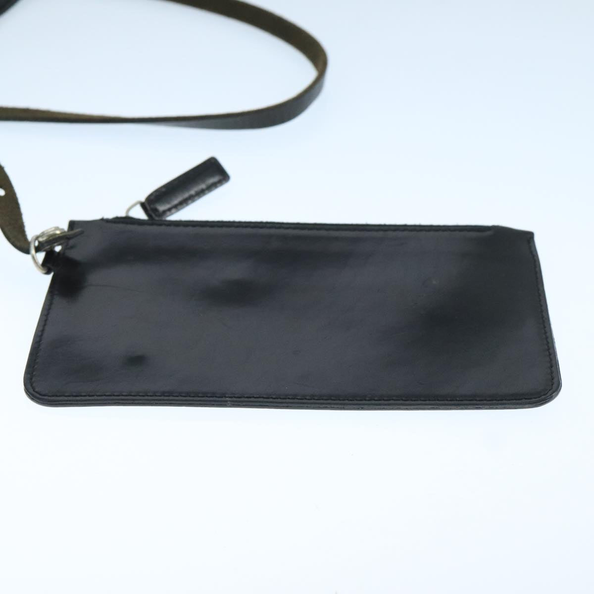 FENDI Zucca Canvas Shoulder Bag Black ti2516