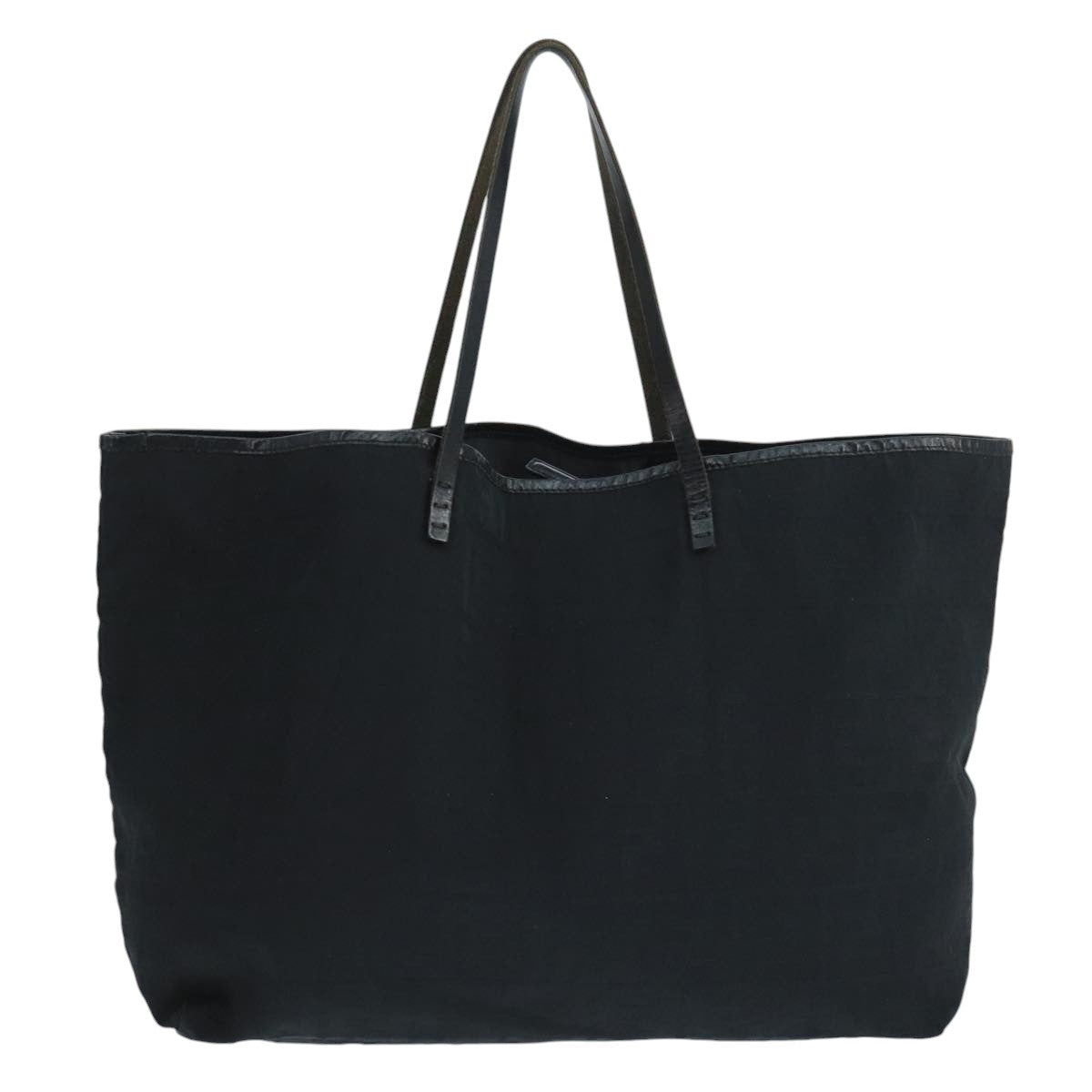 FENDI Zucca Canvas Shoulder Bag Black ti2516
