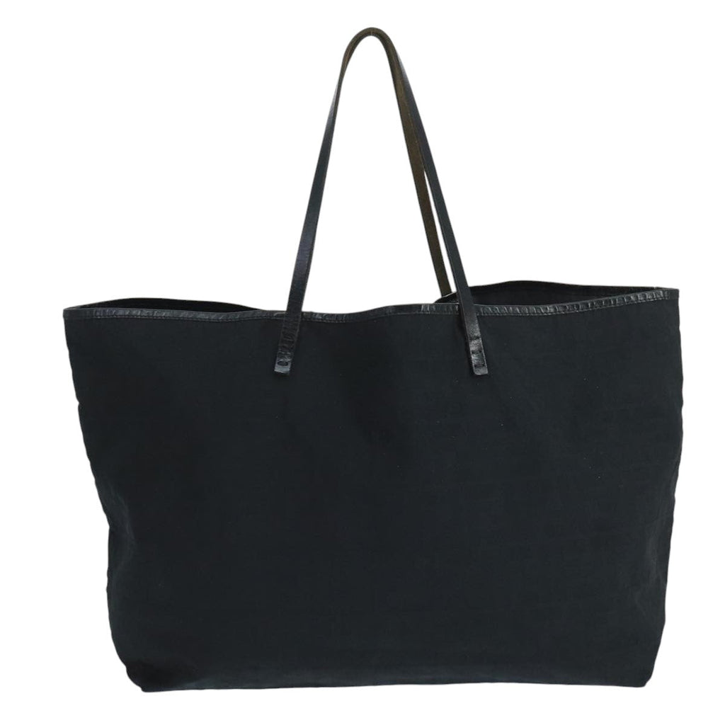 FENDI Zucca Canvas Shoulder Bag Black ti2516