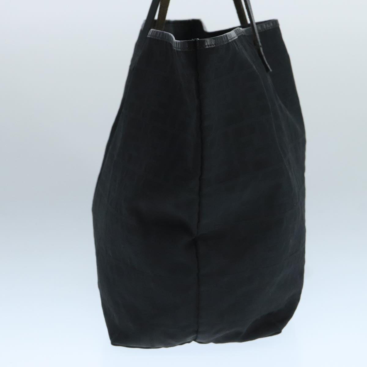 FENDI Zucca Canvas Shoulder Bag Black ti2516