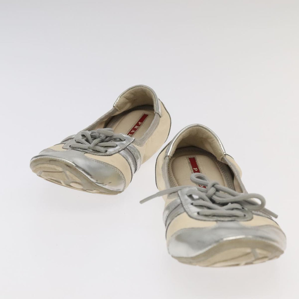 FENDI PRADA pumps Leather Suede 2Set Silver Red ti2529