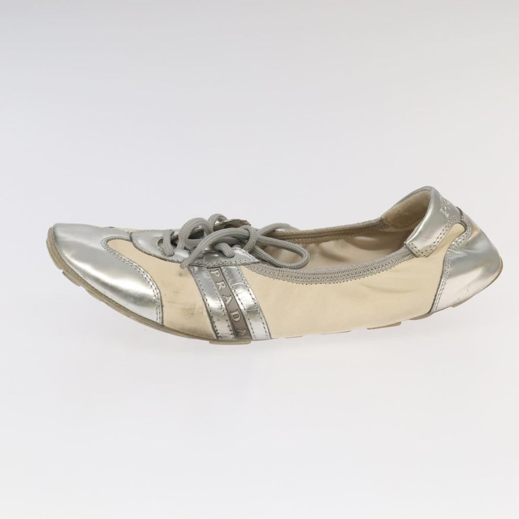 FENDI PRADA pumps Leather Suede 2Set Silver Red ti2529