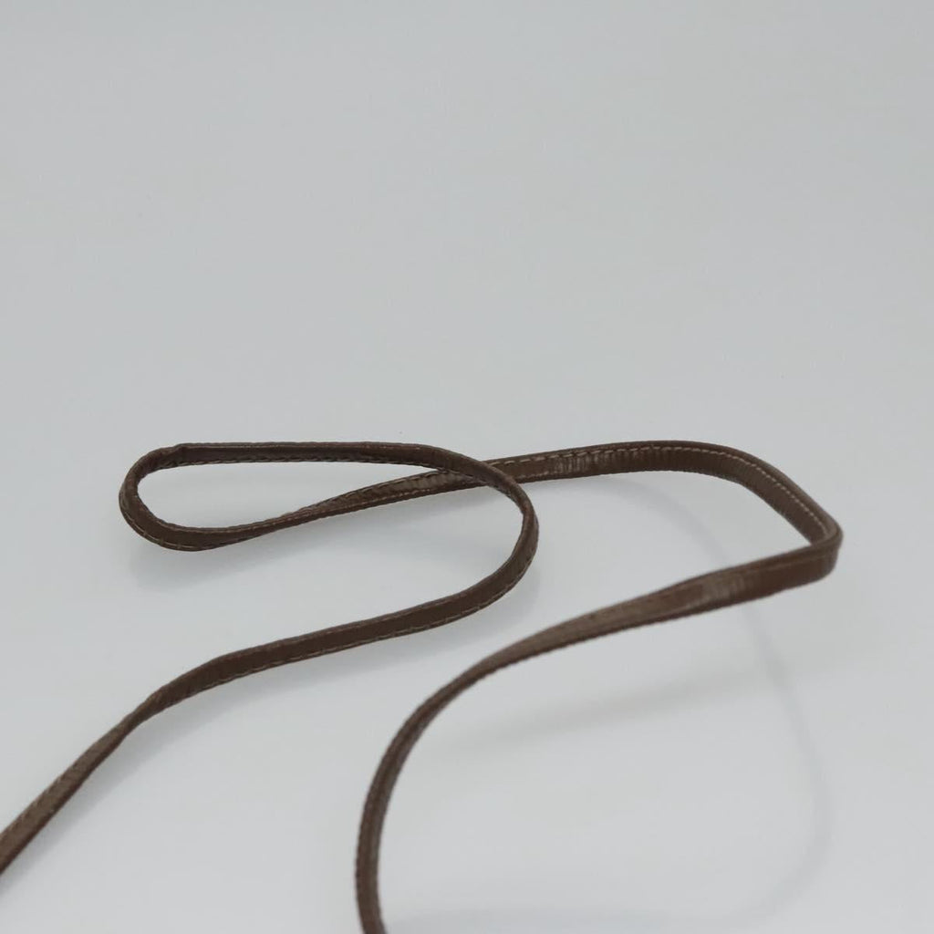 FENDI Zucchino Canvas Shoulder Bag Gold ti2659