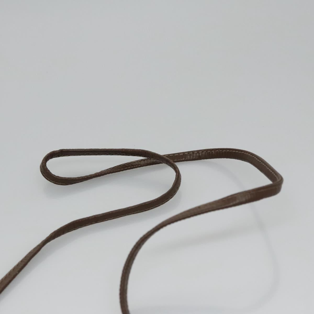 FENDI Zucchino Canvas Shoulder Bag Gold ti2659