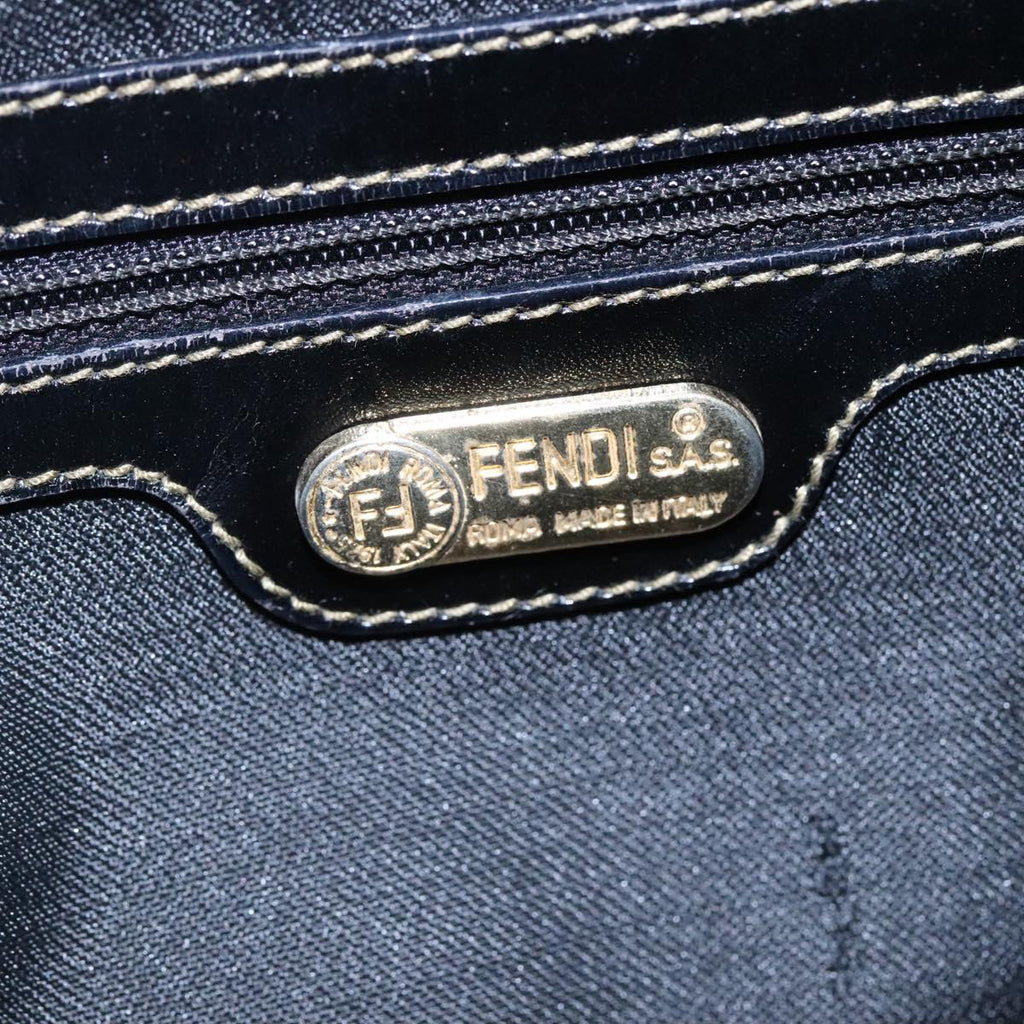 FENDI Pecan Canvas Hand Bag Coated Canvas Brown ti2732