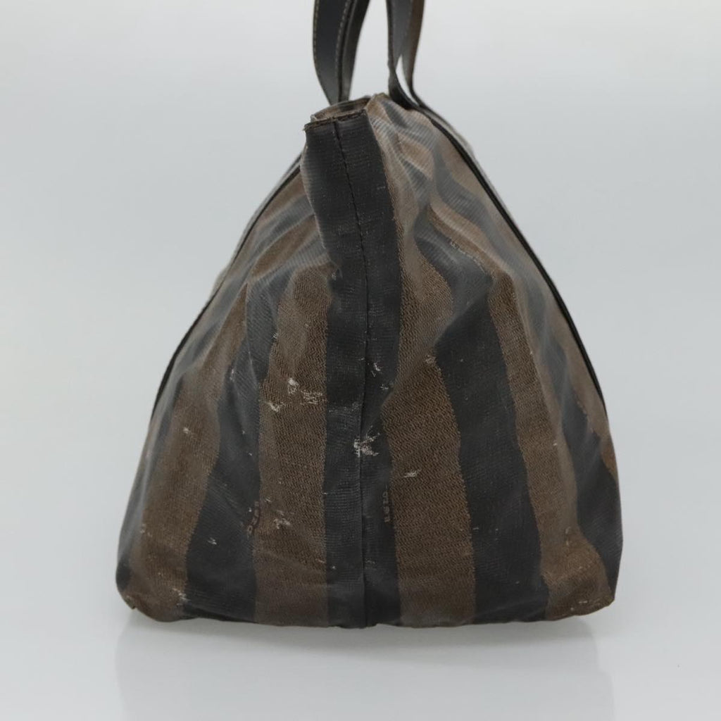 FENDI Pecan Canvas Hand Bag Coated Canvas Brown ti2732