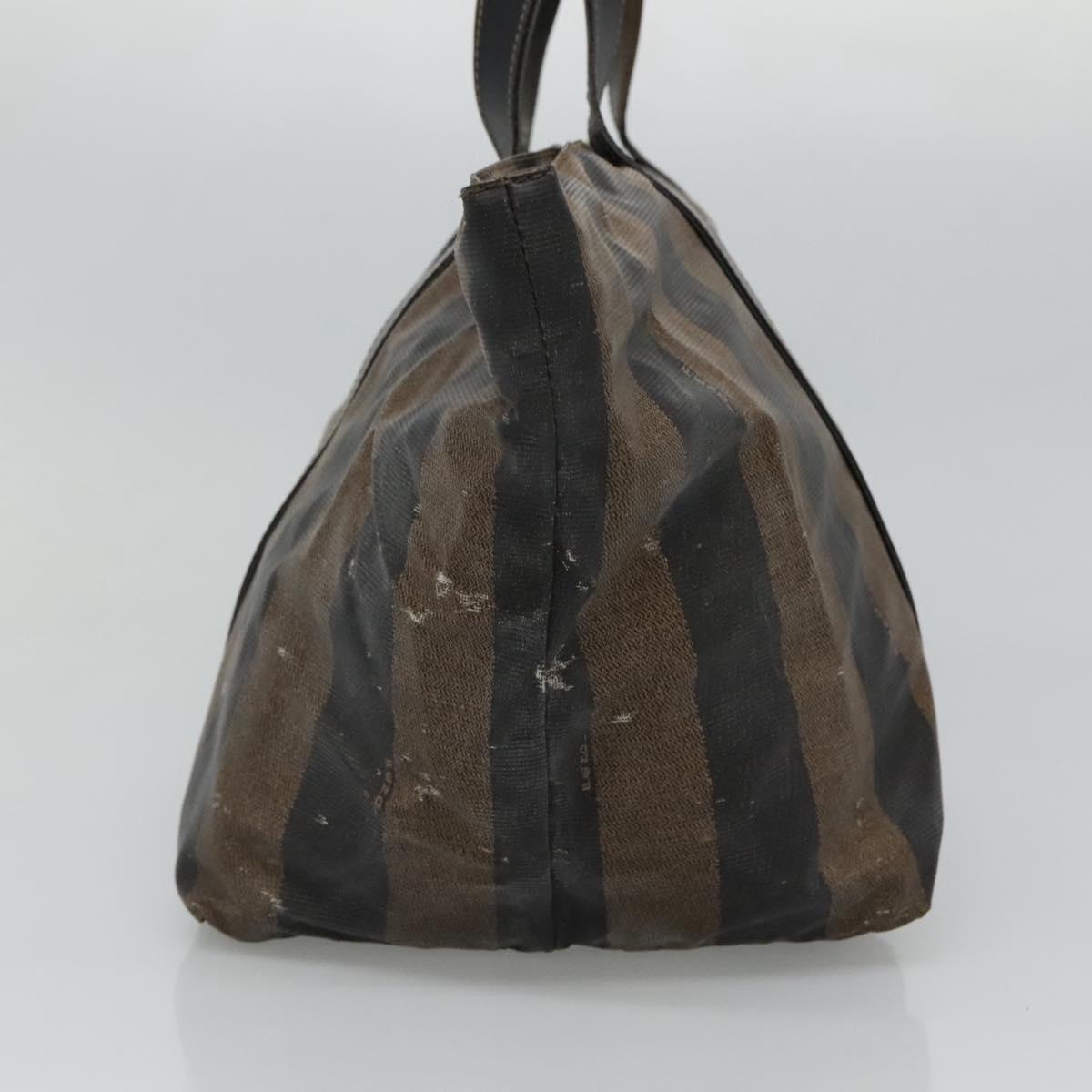 FENDI Pecan Canvas Hand Bag Coated Canvas Brown ti2732