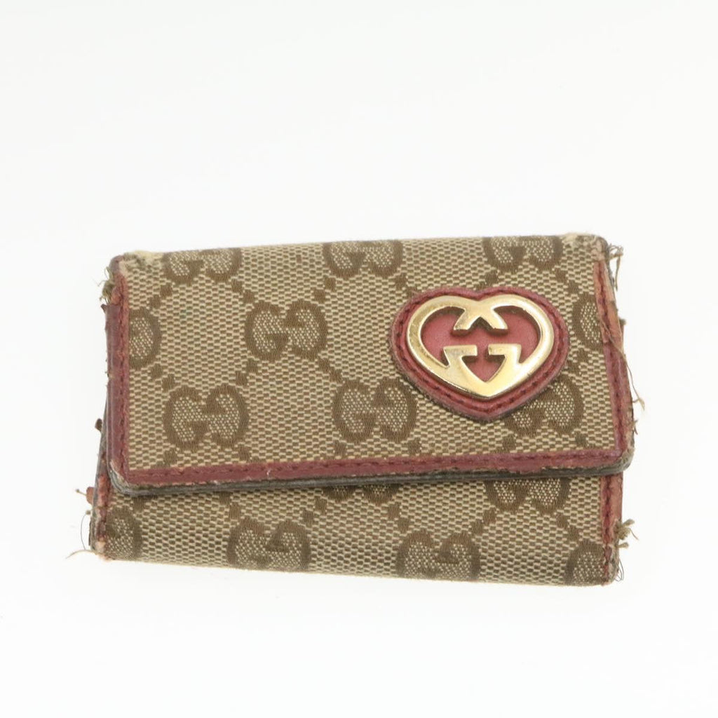 GUCCI GG Canvas iPhone Key iPad Case 3Set Brown Pink beige ti361