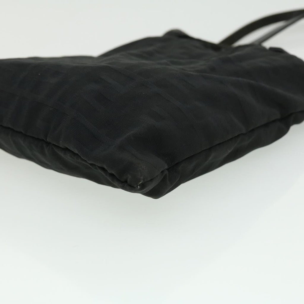 FENDI Zucca Canvas Tote Bag Nylon Black ti664
