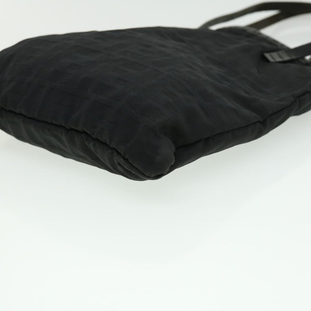 FENDI Zucca Canvas Tote Bag Nylon Black ti664